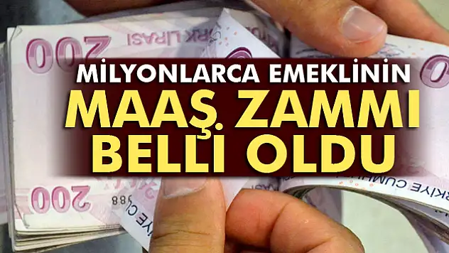 SSK ve Bağkur emeklilerinin maaş zammı belli oldu