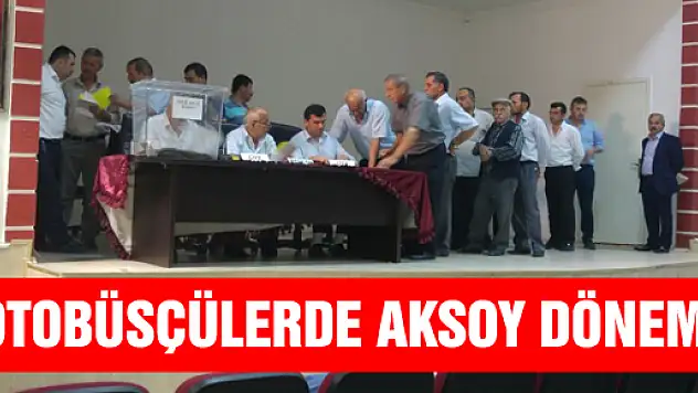Özel Halk Otobüsçüleri 'KADEM AKSOY' dedi