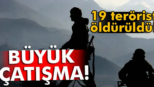 TSK: '19 terörist etkisiz hale getirildi'