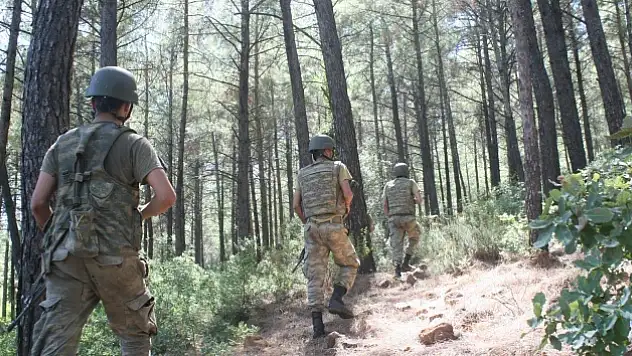 Marmaris dağlarında operasyon!