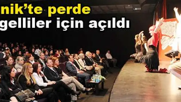 Canik'te perde engelliler için açıldı