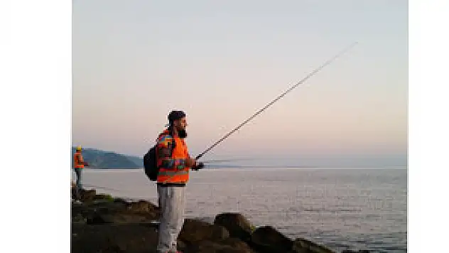 Samsun'da balık tutma yarışması