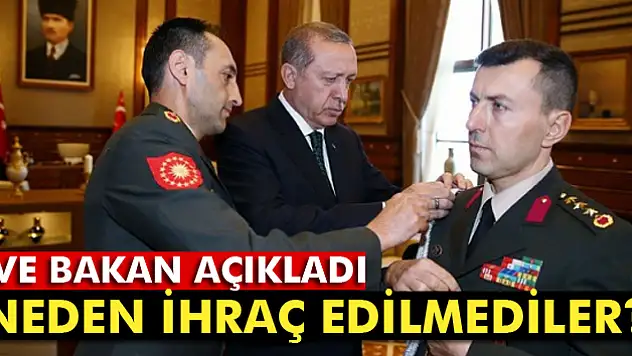Fikri Işık açıkladı! Yaverler neden ihraç edilmedi?c