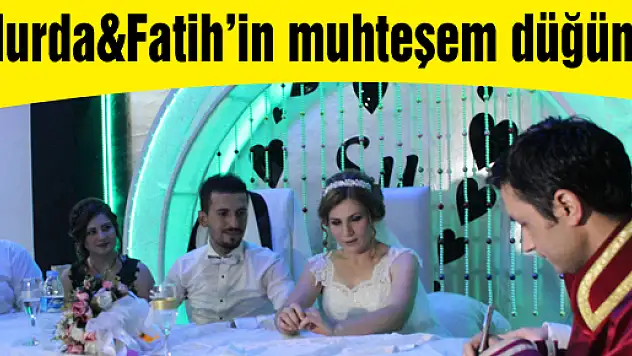 Nurda&Fatih'in muhteşem düğünü