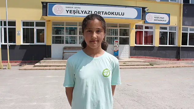 5. sınıf öğrencisi Esra'dan tam puan