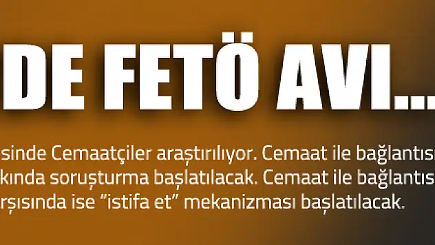 AK Parti'de FETÖ AVI...