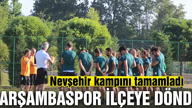 ÇARŞAMBASPOR İLÇEYE DÖNDÜ