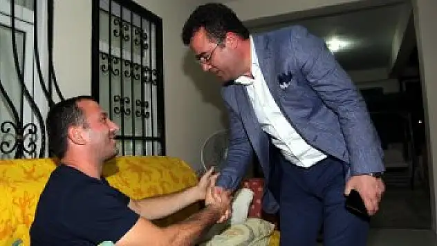 Taşçı'dan demokrasi gazisine ziyaret