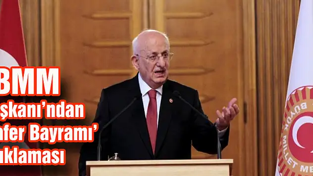 TBMM Başkanı'ndan 'Zafer Bayramı' açıklaması