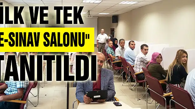 Karadeniz'in ilk ve tek 'E-Sınav Salonu' tanıtıldı