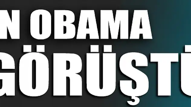 Erdoğan Obama ile görüştü