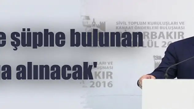 Yıldırım: 'Üzerinde şüphe bulunan öğretmenler açığa alınacak'