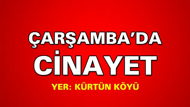 Çarşamba'da Cinayet