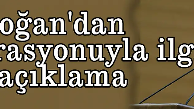 Erdoğan'dan Musul operasyonuyla ilgili ilk açıklama