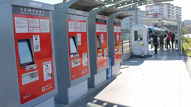 Raylı sistemde Samkart yükleme ve ücret iade cihaz montajları hız kazandı