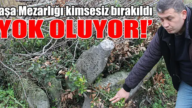 Paşa Mezarlığı kimsesiz bırakıldı