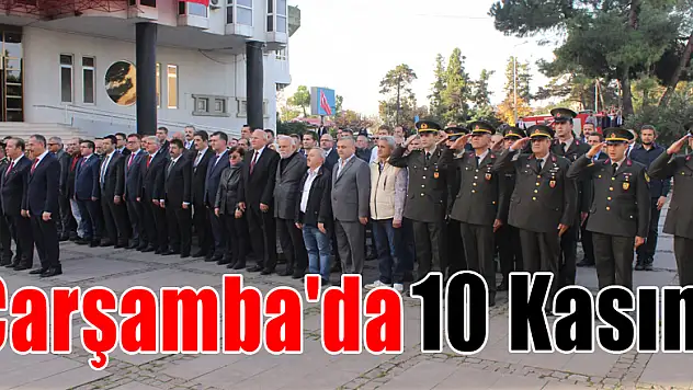 Çarşamba'da 10 Kasım 