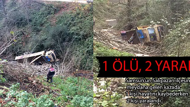 Salıpazarı'nda Feci Kaza: 1 ÖLÜ, 2 YARALI