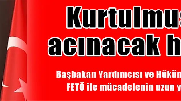 Kurtulmuş: Acırsak acınacak hale düşeriz