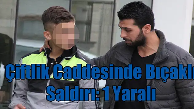 Bıçakla saldırı: 1 yaralı