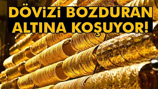Doları bozduran vatandaş, altına yatırım yapıyor