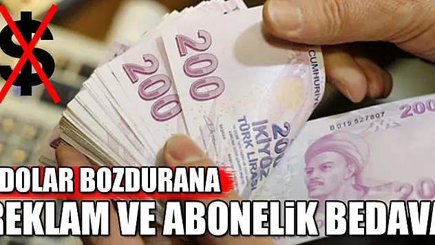 Reklam ve Abonelik Bedava!...