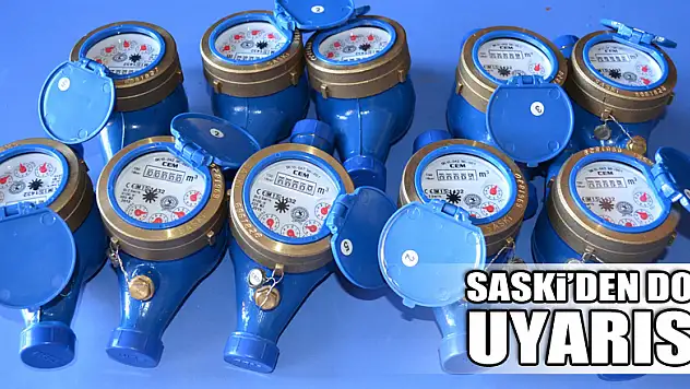 SASKİ' den don uyarısı
