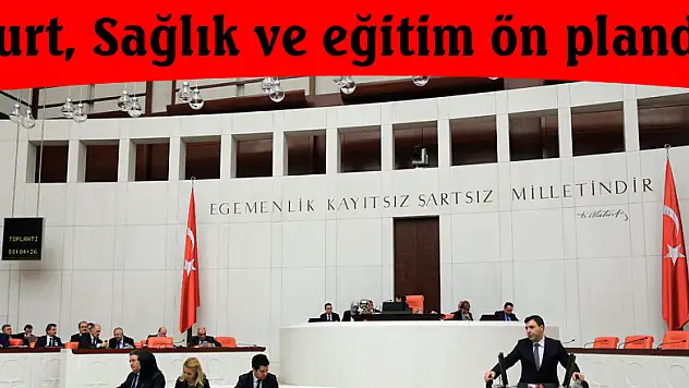 Kurt, 'Sağlık ve eğitim ön planda'