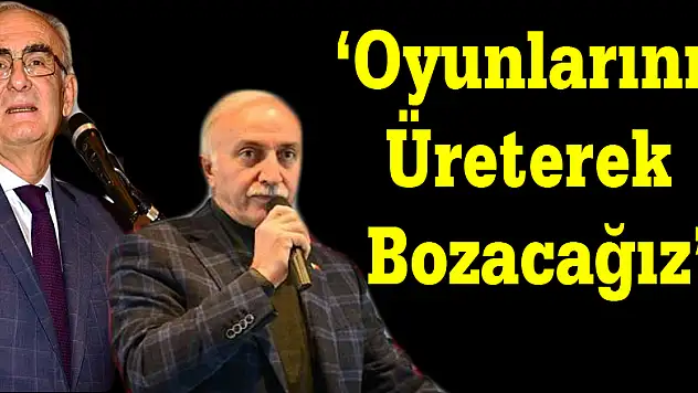 Başkan yılmaz: 'Oyunlarını Üreterek Bozacağız'