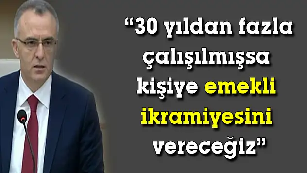 Bakan Ağbal: '30 yıldan fazla çalışılmışsa kişiye emekli ikramiyesini vereceğiz'