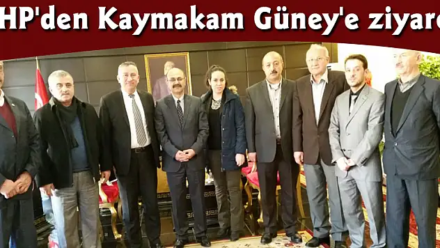 CHP'den Kaymakam Güney'e ziyaret