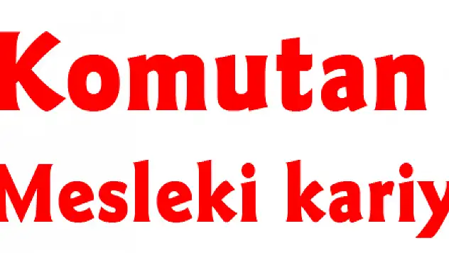 Komutan Akçay, Mesleki kariyeri anlattı