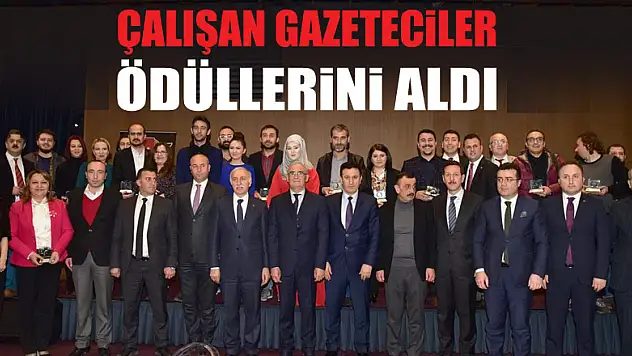  'Çalışan Gazeteciler Günü' ödül töreni