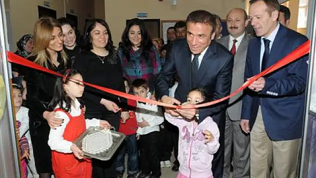 Canik'te miniklerin eserleri görücüye çıktı