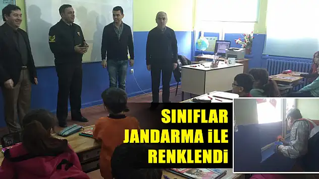 Sınıflar Jandarma ile renklendi!