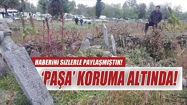 'PAŞA KORUMA ALTINDA'
