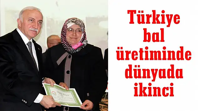 Türkiye bal üretiminde dünyada ikinci