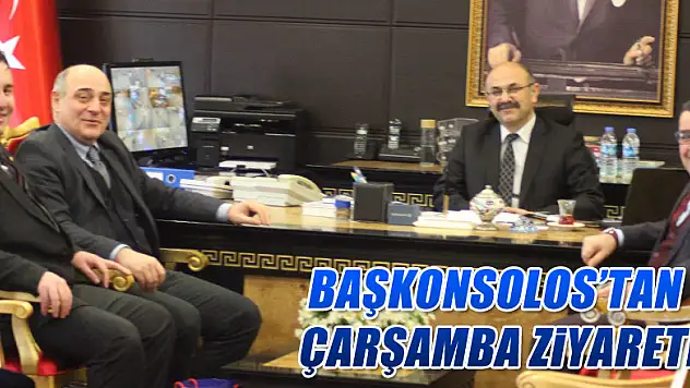 Başkonsolos'tan Çarşamba ziyareti