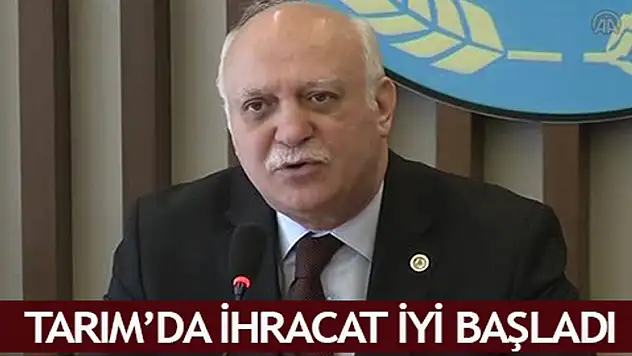 Tarım ve gıdada ihracat geçen yıla göre iyi başladı…