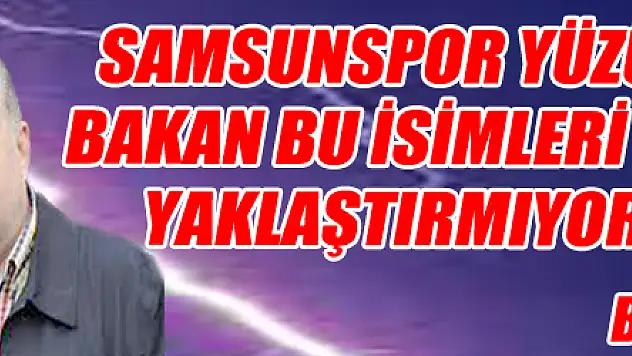 Samsunspor' da tefeci çarkı gibi düzen!..