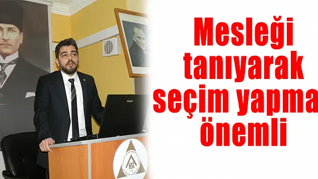 MMO'dan öğrencilere meslek tanıtımı 