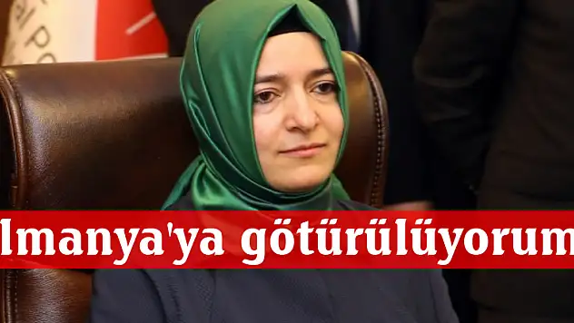 Bakan Kaya: Almanya'ya götürülüyorum!