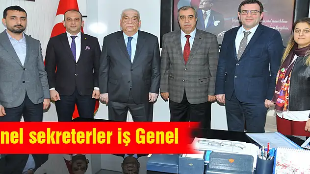 Genel sekreterler iş başında