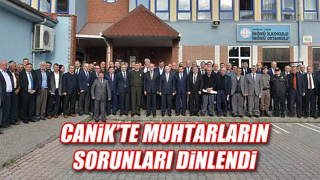 Canik Muhtarlar Buluşması