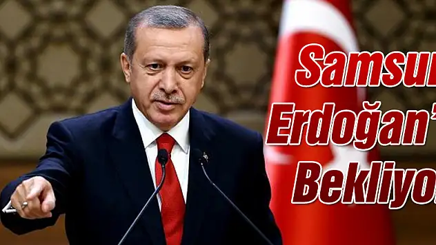 Samsun Erdoğan'ı bekliyor!