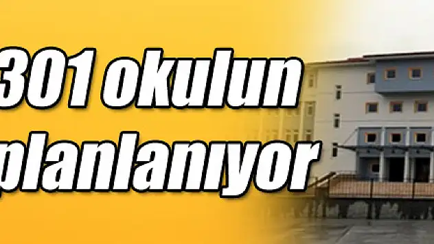 Samsun'da 301 okulun onarılması planlanıyor