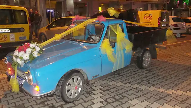 'ANADOL' gelin arabası oldu