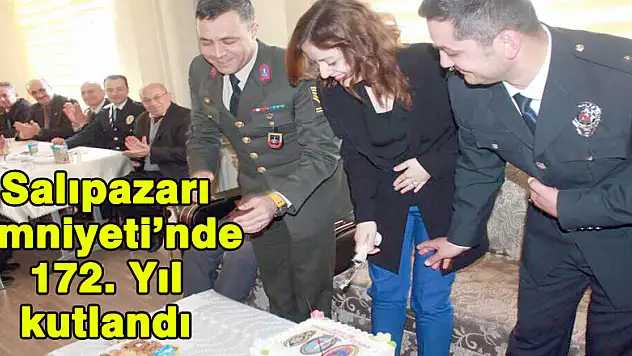 Salıpazarı Emniyeti'nde 172. Yıl kutlandı