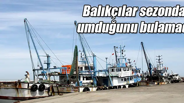 Balıkçılar sezondan umduğunu bulamadı