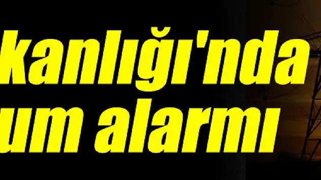 Enerji Bakanlığı'nda referandum alarmı